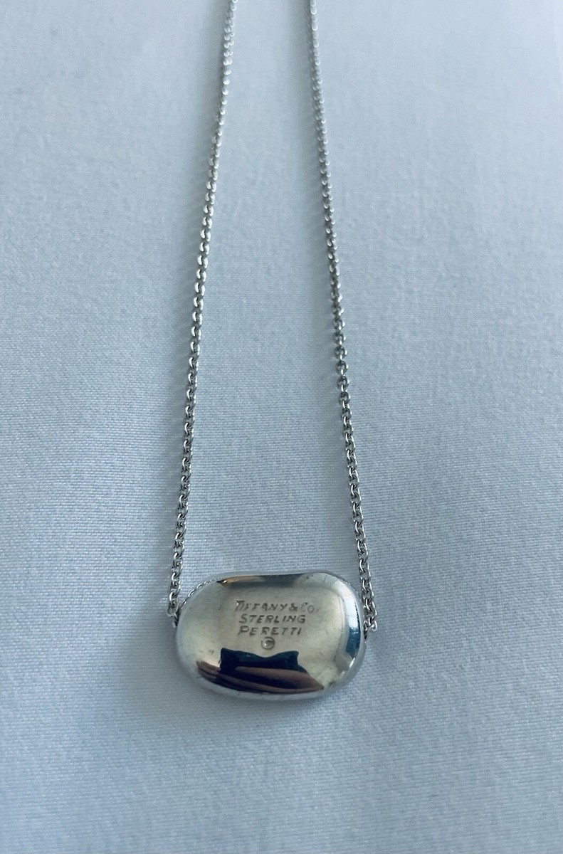 ✨ Tiffany & Co Sterling Silver Peretti Large Bean Pendant