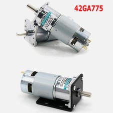 Motorreductor Micro DC 12V/24V 10-600RPM Alto Par 25W Metal Gearbox Motor 42GA775