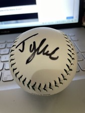 Tyler Collins Signed Ball. Augusta Greenjackets Autographed Baseball COA Braves