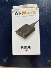 Rode AI-Micro Kompaktowy dwukanałowy interfejs audio - czarny