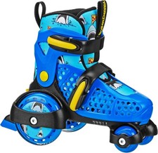 Fun Roll Beginner Roller Skates, Adjustable Sizing, Skates for Kids, Boys, Girls