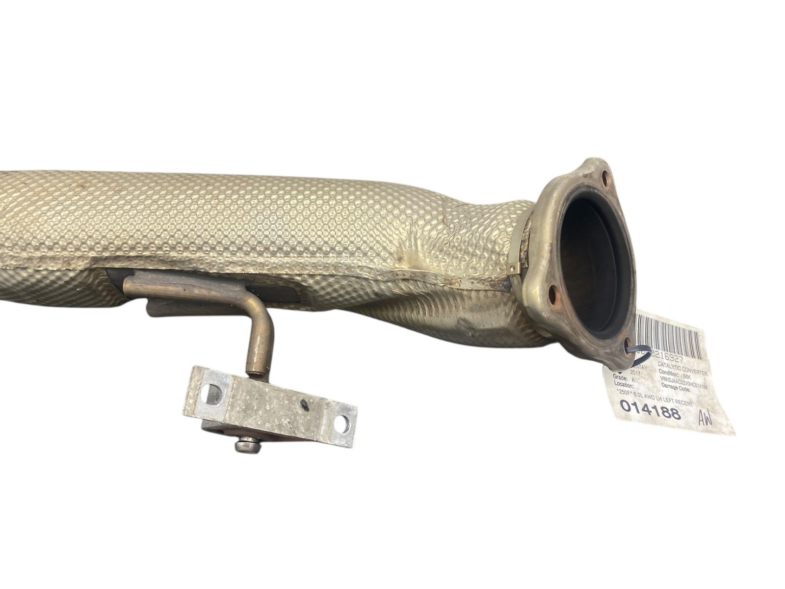 2015-2020 BENTLEY BENTAYGA 6.0L AWD RECERTIFIED CATALYTIC U/VWX/36A131703A/2017