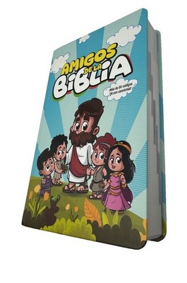 Biblia Para Niños Letra Grande  11 puntos Ilustrada Rv1960 Amigos De La Biblia