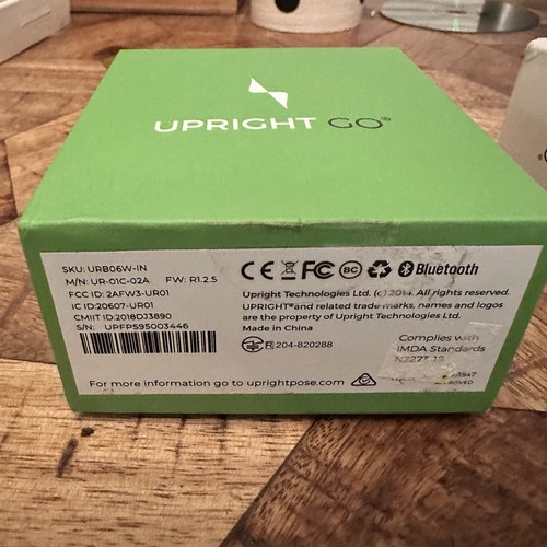 Upright Go Posture Perfect Trainer URB06W-IN, iPhone Compatible NEW! - Picture 4 of 10