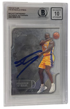 Shaquille O'Neal Signed 2003-04 Flair #18 Lakers BAS Slabbed Auto Grade 10