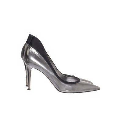 Gianvito Rossi, Pumps, Größe: 39, Silber/Schwarz, Damen #dLt