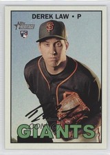 2016 Topps Heritage High Number Derek Law #697 4k8