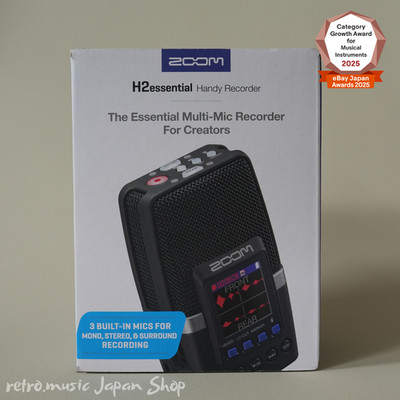 Zoom H2essential 32-Bit Float Handy Recorder 9 Mikrofonmuster USB-C H2e