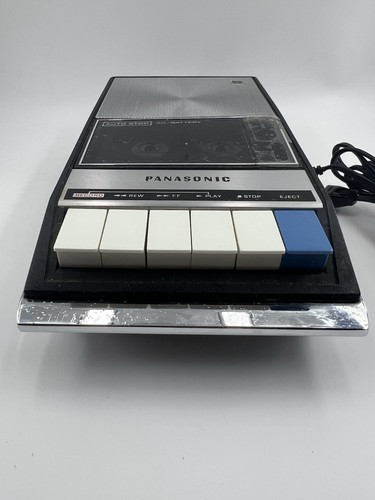 Vintage Panasonic RQ-309AS Cassette Tape Recorder Player AC/Battery Tested Works - Picture 1 of 12