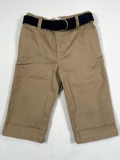 RALPH LAUREN Boys Khaki Chino Pants 6M Belt Preppy Classic Minimalist Capsule