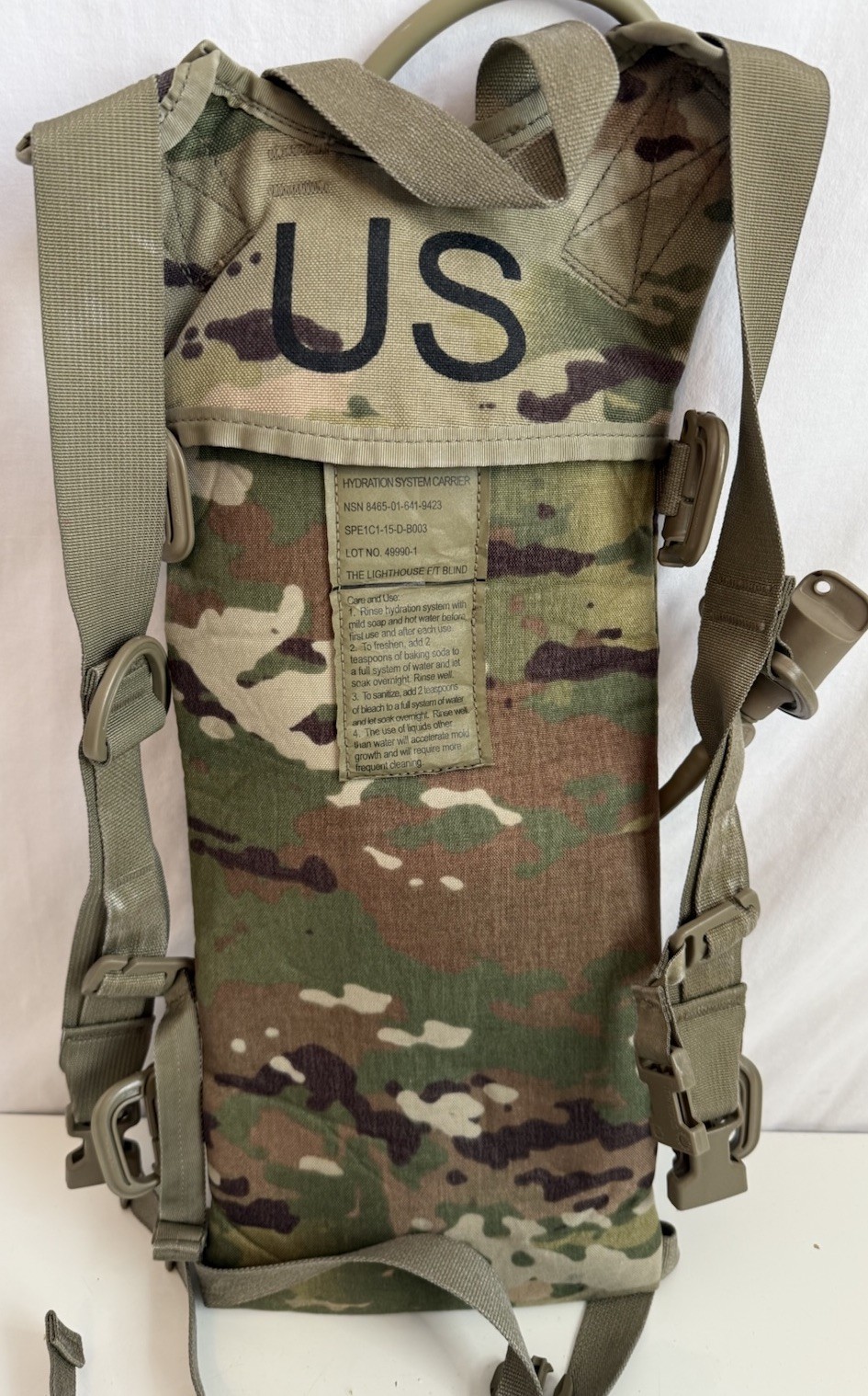 Hydramax Molle II 3L/100oz Hydration System Carrier Pack w/ Bladder Army Hiking