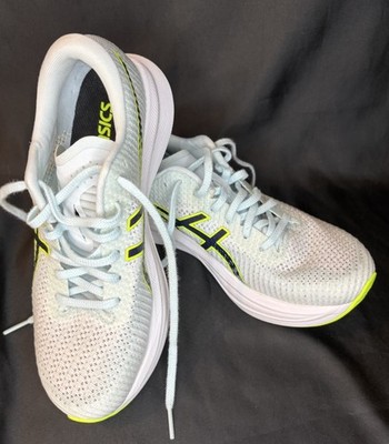 ASICS Magic Speed 2 running shoes  sky blue mesh upper with vibrant neon colors 
