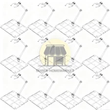 12Pc HG144 Adjustable Action Figure Display Holder Base Doll Model Support Stand