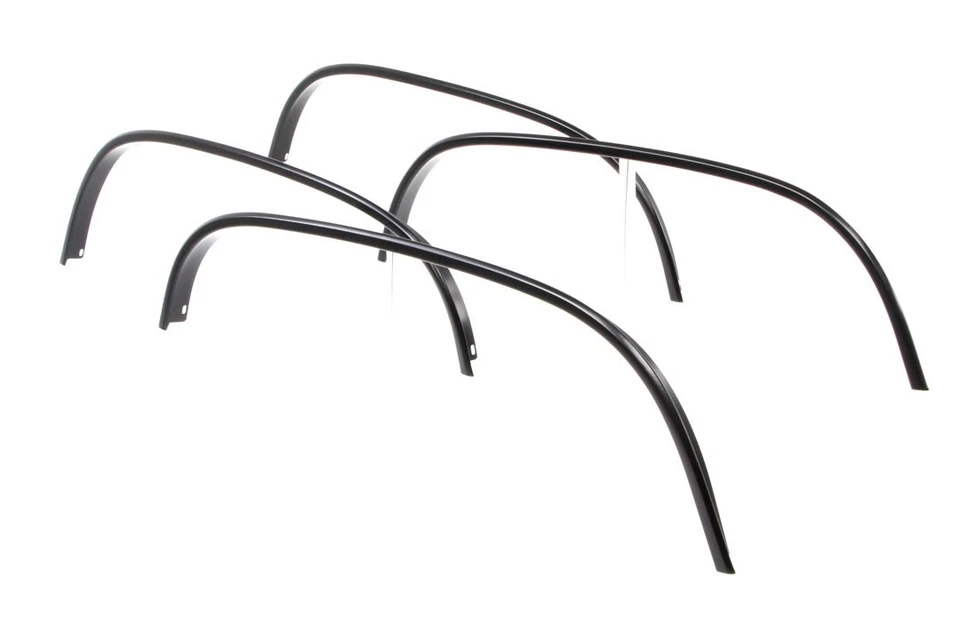 1988-1998 Chevy & Gmc Truck Black Wheel Opening Molding Set - Изображение 2 из 3