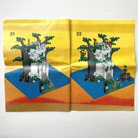 LEGO 6077 Forestmen's River Fortress - ONLY Instructions Manual - Vintage Castle