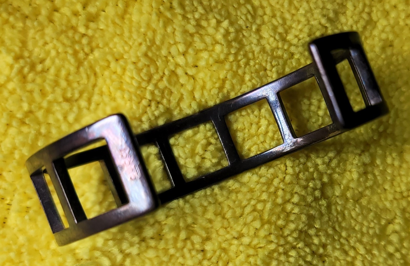 Gucci Solid Sterling Silver Cuff Bracelet Stamped… - image 6