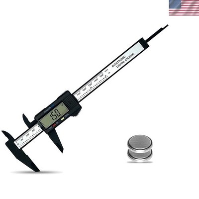 Precision 0-6 Inch Digital Caliper with Large LCD & Auto-Off for DIY Projects