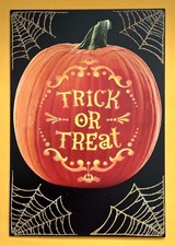 Happy Halloween Greeting Card  Envelope 5.5x8" 