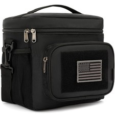 Tactical Lunch Bag Large Insulated Lunch Box Cooler Tote For Men Women With Moll