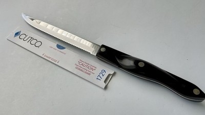 Cutco 1729 Petite Carver Knife Serrated Blade 6 1/2  Looks Minty Factory Sharp
