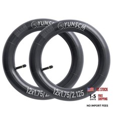 12" Bike Tubes 12x1.75/1.95/2.125 AV32mm Schrader Valve 12" 2-pcs Bike Tubes
