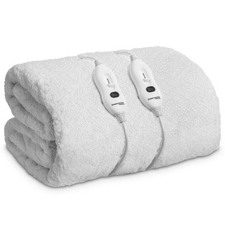 Dreamcatcher King Size Electric Blanket 200x182cm Heated Polar Fleece Dual Con