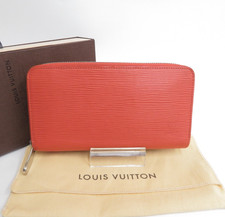 Authentic LOUIS VUITTON Epi Zip Around Zippy Wallet F 48177