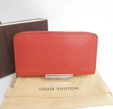 Authentic LOUIS VUITTON Epi Zip Around Zippy Wallet F#48177