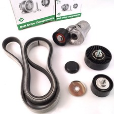 CONTI Keilrippenriemen + INA Rollen Satz für BMW 1 3 E90 E91