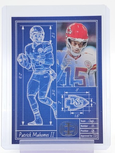 PATRICK MAHOMES II 2025 PANINI ICON COLLECTION TOUCHDOWN ARCHITECT Q5686
