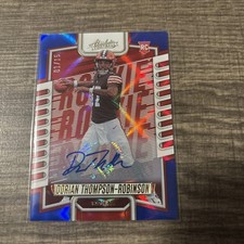 2023 Absolute Dorian Thompson Robinson Blue Autograph 1/15