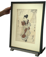 ORIGINAL JAPANESE WOODBLOCK PRINT KUNISADA KABUKI ACTOR LATE EDO PERIOD 1828-35