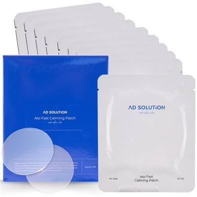 AD Solution Ato Calming Patch Cica Panthenol Redness Itch Relief 10 Pairs