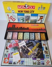 Monopoly New York City The Big Apple 2001 Board Game Complete No Instructions