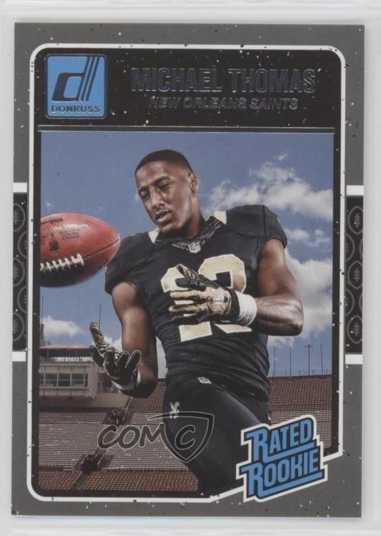 2016 Donruss Rated Rookies Michael Thomas #386 0f5o