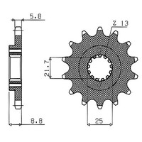 Ritzel P630 - Z15 (DIS.24801) Kawasaki 1000 Z J 81/83