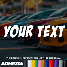 Your Text Vinyl Decal Sticker - Design For Cars Bumpers Windows Custom Text Your Text Vinyl Decal Sticker - Design For Cars Bumpers Windows Custom Text