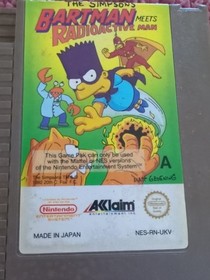 Bartman Meets Radioactive Man Nintendo NES PAL A Cartridge, Simpsons