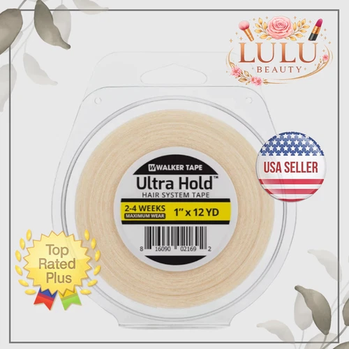 WALKER TAPE Ultra Hold - 1" X 12 Yds, Roll Support Tape Wig, Double-Sided!