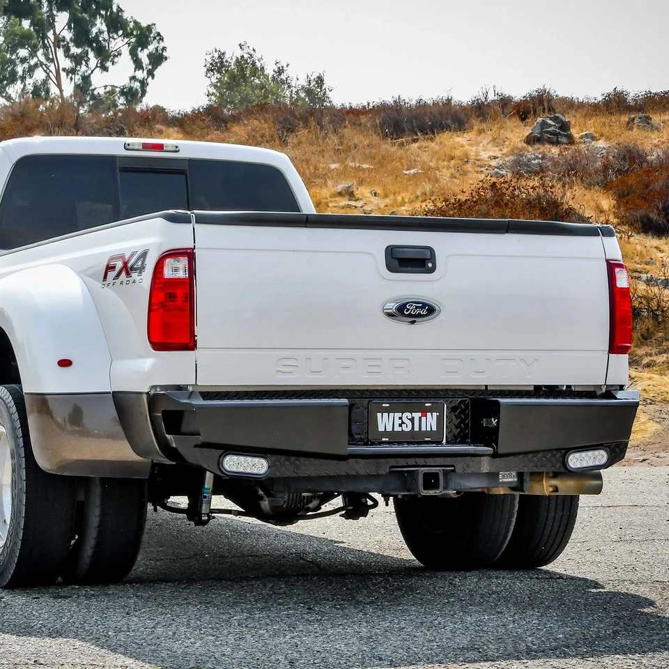 For Ford F-250 Super Duty 11-16 Rear Bumper HDX Bandit Full Width Black Powder - Изображение 2 из 4