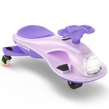 WG1 Electric Wiggle Car for Kids, 12V Big Battery up to 120Min Purple