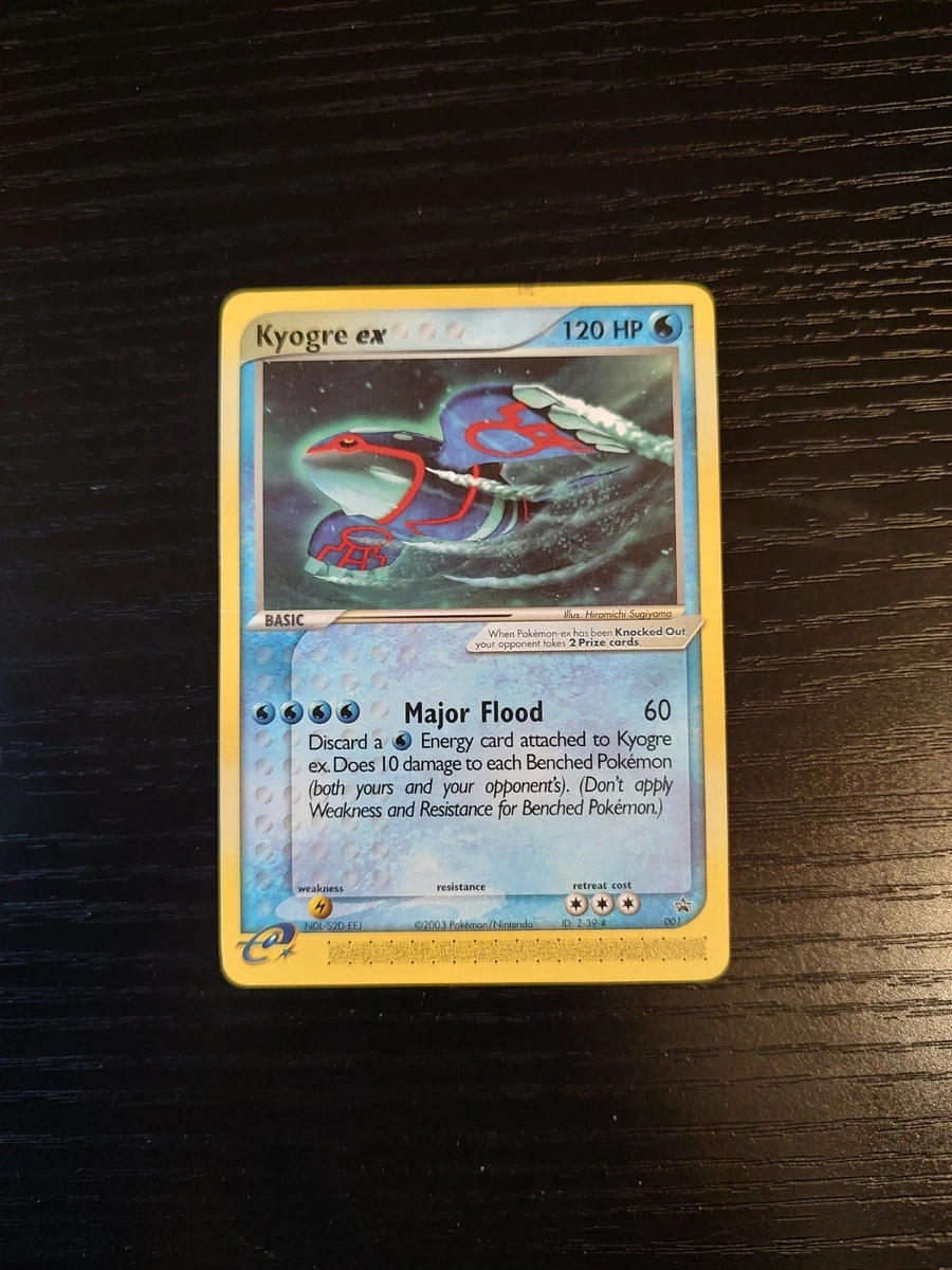 how many types of pokemon cards are there Kyogre 15/106 - ex Emerald main image 1