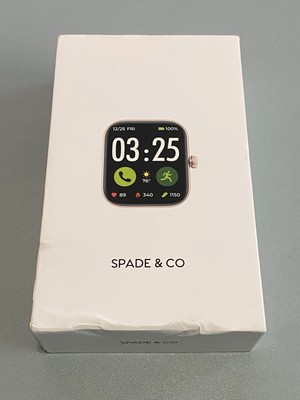 Spade & Co Health Smartwatch 4 Pink Color Case Smartwatch for Women