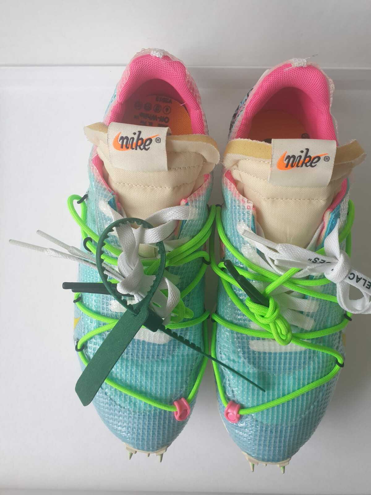 OFF WHITE X NIKE Nike x OFF BIANCO VAPOR STREET ""BLU POLARIZZATO"" Taglia UK 6 5