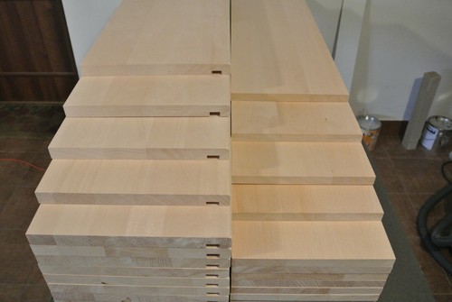 Rivestimento scala 13 gradini -system1 - legno di faggio + punte rialzo extra - Foto 4 di 7
