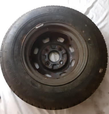 KUMHO Steel belt radial 771 WHEEL: tire+rim, 155R12, all season, light duty