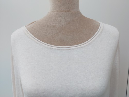 Mint Velvet Size 12 Zip Back Tunic Top Light Pink Jumper Lined Button Sleeve - Picture 2 of 17
