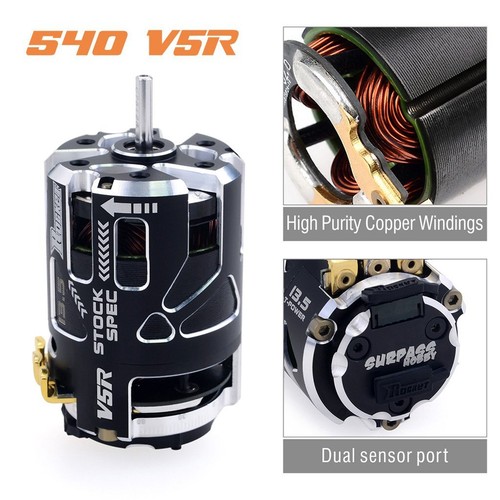 SURPASS HOBBY Rocket 540 V5R Sensored Brushless Motor 3.5T-25.5T for 1/10 RC Car - Picture 6 of 27
