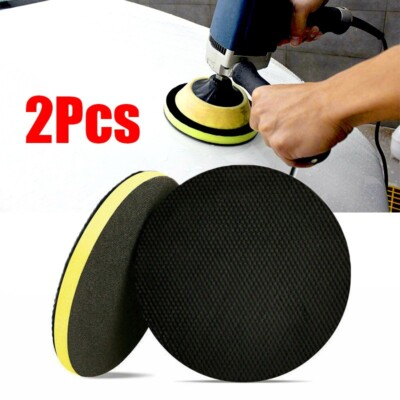 #ad 2 Pc 6quot; Clay Grinding Bar Polish Disc Pad Car Care Wash Detailing Fine Sponge $17.54