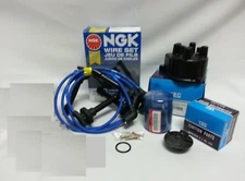 OEM Cap-Rotor-NGK Wires-Oil Filter Tune Up Kit FOR 93-01 Honda Prelude